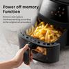 8L Airfryer de Grande Capacidade Inteligente Visual Multi-Função Forno com Tela de Toque Air Fryer Fritadeira Elétrica Máquina de Batata Frita