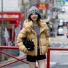 Chaqueta Corta de Algodón Gruesa Nueva de Invierno 2026 para Mujeres Menudas, Abrigo Acolchado Grueso Cálido Versátil de Moda