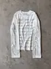 Ropa de Mujer Estilo Americano y2k Ins Estampado en Inglés Camiseta de Manga Larga para Mujer Cuello Redondo Ajustada Capa Base Top Hot Girl Venta al por Mayor