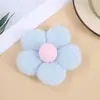 Pompons de flor de cinco pétalas fofinhos de pelúcia, acessórios artesanais DIY para bolsas, enfeites de cabelo, roupas e pequenos presentes, enfeites decorativos