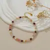 Jardín Secreto Pulsera de Perlas de Agua Dulce Natural con Cuentas Uso Sencillo Color Retro Pulsera de Ábaco Fabricante Mayorista