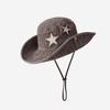 Sombrero Vaquero de Mezclilla Occidental para Mujer Sweet Cool Spice Girl Primavera y Verano Retro para Acampar al Aire Libre Sombrilla Vacaciones Protector Solar Sombrero de Montañismo
