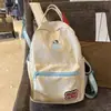 Mochila para Mujer de Viaje Ligera Bolso Escolar Ins Nicho de Aspecto Elevado Simple Linda Mochila para Estudiante de Primaria Secundaria