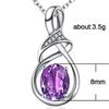 Collar con colgante de circonita y diamante con garra geométrica para mujer, joyería personalizada para parejas, gran oferta transfronteriza de Cao Shi