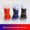 Caneta Gel para Cabelo Liso de Fábrica Tubo de Agulha Cheio Carbono Vermelho Refil à Base de Água Preto Ponta Esférica Azul Refil 0,5mm