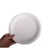 Fabricante Vende Platos Desechables de Papel, Platos de Papel, Platos para Pasteles, Platos Cuadrados, Platos Espesos de Papel Hechos a Mano para Preescolar
