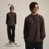 Camiseta Básica de Manga Longa Tendência Masculina Outono e Inverno Nova Secagem Rápida Esportiva Malha Honeycomb Respirável Confortável para Homens