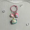 Anel de Cartão 751 Popular Estilo Desenho Animado Sanrio Criativo Fofo Personalizado Presente Chaveiro Pingente de Mochila Chaveiro