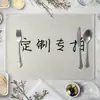 Mantel Grande con Patrón de Hojas Verdes Estilo Europeo para Mesa de Comedor Suministros de Cocina Mantel para Comida Occidental Posavasos LOGOTIPO