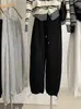 Pantalones Jogger Casuales de Otoño KEKEZOON para Mujer, Cintura Elástica con Cordón, Pierna Ancha, Pantalones de Chándal Casuales, Modernos 8791