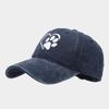 Gorra de Béisbol Suave con Transferencia de Calor de Pata de Perro Corazón Nuevo Transfronterizo 2025 para Hombres y Mujeres Sombrero de Protección Solar para Ocio al Aire Libre