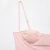 Fabricante Mayorista de Ropa para Mujer Transfronteriza 2026 Aliexpress Ins Popular Corsé de Encaje Patchwork