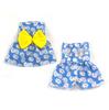 Ropa para Perro Transfronteriza Vestido de Princesa Floral para Perro Pequeño Gato Teddy Nuevo Mascota Lindo Vestido para Perro Primavera y Verano