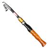 Vara de Pesca Retrátil Mini Isca de Fábrica Personalizada 36cm com Cabo de Pistola, Conjunto de Carretilha de Spinning Telescópica Curta Portátil de Carbono