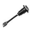 Adaptador de cabo de plugue de reboque americano de 4 a 7 pinos com suporte UA1701K conector de carro cabo de alimentação