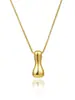 Amazon Acero Inoxidable 18K Globo Burbuja Lindo Gordito 26 Inglés Versión Q Colgante de Letra Collar Joyería
