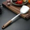 Espátula de acero inoxidable, cucharón para sopa, espumadera, espátula para freír, cuchara para arroz, utensilios de cocina para el hogar, suministros de cocina, juego completo de utensilios de cocina