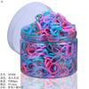 Elástico de Borracha Infantil 2,5cm Caixa de Armazenamento Grande Nova Puxada Forte Elástico Descartável Contínuo Argola de Cabelo Barril Corda de Cabelo