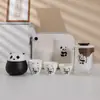 Juego de Té de Viaje Panda Zhihetang Juego Portátil de Una Olla Tres Tazas Seis Tazas para Exterior para Llevar Taza Exprés Regalo