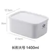 Caja de almacenamiento para refrigerador doméstico, caja de sellado de plástico, lonchera para calentar en microondas, caja de almacenamiento y organización para cocina