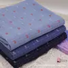 Amor Tartán Lavado Jacquard Tela de Mezclilla Tela para Ropa Chaqueta de Gama Alta Jeans Bolsas Fabricante Venta al por Mayor