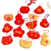 Colgantes Festivos de Buena Suerte, Peluches Pequeños, Adornos de Peluche de Año Nuevo para Tiendas de Centros Comerciales, Muñecas Propicias, Pequeños Regalos para Eventos