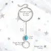 Acessórios de Pulseira de Nicho Criativos e Elegantes Europeus e Americanos para Mulheres Pulseira Escrava da Moda Corrente de Contas de Zircônia Cúbica Pulseira de Dedo
