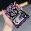Estampado de Leopardo Brillo Succión Magnética Adecuado para Funda de Teléfono Móvil Iphone17 Borde Recto Cuatro Esquinas Anticaída Todo Incluido Apple 16 Anticaída Funda Suave