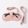 Bolsa para Gafas con Cordón, Bolsa Portátil para Guardar Gafas, Estuche Sencillo de Cuero para Gafas, Funda Protectora, Personalizable