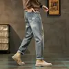 2026 Jeans Masculino Tendência Novo Solto de Perna Reta Outono Casual Calças Longas Roupa Masculina Atacado
