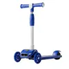 Scooters Infantiles para Exportación, Ensanchados y Engrosados, Adecuados para Edades 3-6-8-12, Se Puede Sentar y Montar, Scooter Plegable de Cuatro Ruedas