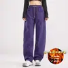 Pantalones largos anchos de estilo americano para hombres y mujeres, pantalones funcionales rectos holgados para parejas, casuales y versátiles para el uso diario