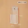 Caja de Almacenamiento Transparente Montada en la Pared sin Perforaciones Soporte Transparente para Control Remoto Caja de Almacenamiento para Gafas y Artículos Varios Caja de Almacenamiento Doméstica para la Pared