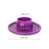 Tapa de Tubo de Hilo de Poliéster con Cabeza Redonda, Cabeza Plana, Baja Elasticidad, Tapa de Tubo para Hilado de Hilo Anti-Rayaduras, Accesorios para Máquinas Circulares Grandes
