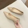 Zapatos Mary Jane de Punta con Cuña Oculta para Mujer, Otoño 2026 Nuevos Versátiles Simples para Viajes Diarios Tacones Altos Bajos