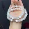 Novo Produto: Pulseira de Hematita que Muda de Cor em Sete Cores, Pulseira de Mica Marinha, Pulseira Sete Cores que Muda de Cor Sensível à Luz, Suprimento para Transmissão ao Vivo