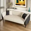 Sofá Nuevo de Tela para Sala de Estar, Adecuado para Apartamentos Pequeños y Casas de Alquiler, Sofá Pequeño Simple Doble o Triple, Sofá Perezoso