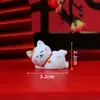 Adornos de Resina Tridimensionales Lindo Gato de la Suerte Decoración de Micro Paisaje Escritorio Oficina Coche Adornos Accesorios Venta al por Mayor