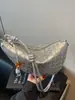 Bolsa de Dumpling Tejida Personalizada Estilo Callejero 2026, Bolso tipo Silla de Montar de Nicho, Bolso Pequeño Cruzado para Mujer, Bolso Croissant Estilo Perezoso, Bolso para Viajar