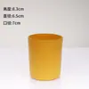 Vaso de Vidrio de Color para Velas con Alto Valor Estético, Recipiente Creativo Hecho a Mano para Velas de Aromaterapia DIY, Vaso Portavelas Espesado con Acabado Mate