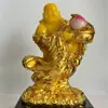 Adornos de Estatua de Buda, Artesanías de Resina, Adornos de Cumpleaños, Durazno de Cumpleaños, Buda Sonriente Estilo Chino, Ofrendas de Templo, Regalos para el Hogar para Otros