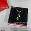 Collar de Calabaza Kirin V Dorado Versión Alta Chapado en Oro 18k Grueso Cadena para Clavícula de Mujer Oro Rosa Regalo Premium para el Día de San Valentín