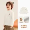 Camiseta Base de Felpa Kaka Panda para Niños Ropa de Invierno Infantil Tops de Invierno para Niñas Camiseta de Manga Larga para Bebé Moderna