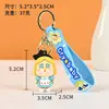 Llavero de PVC transfronterizo, colgante de figura de goma suave 3D de dibujos animados, personalización creativa de llavero para bolsa DIY