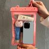 Bolsa impermeable para teléfono móvil estéreo de gran capacidad, con pantalla táctil estéreo de 8,2 pulgadas, para natación, a la deriva, universal, tipo bandolera, impermeable