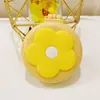 Bonito peine plegable con pequeño espejo cosmético, peine de masaje con cabeza de cojín de aire portátil, peine portátil de plástico de dibujos animados con airbag
