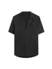Camisa Retro 2026 para Hombre Ropa de Verano Estilo Hong Kong Juvenil Holgada Diseño de Nicho Camisa Sencilla Tops de Pareja para Ropa de Abrigo