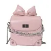 Bolso Pequeño Cuadrado Dulce con Lazo para Mujer 2026 Nuevo Estilo Bolso de Mano Texturizado Bolso Cruzado para Niñas Bolso de Hombro de Estilo Commuter a la Moda