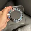 Prato com Design de Contas Feito à Mão Bandeja de Joias de Madeira de Bambu Bandeja de Exibição Pulseiras Pulseiras Suporte de Exibição Prato de Montagem de Pulseiras DIY