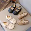 Zapatos de Cuero para Niños 2026 Primavera y Otoño Estilo Nuevo Zapatos para Niñas Zapatos de Princesa para Niñas Pequeñas Zapatos para Bebé de Suela Suave Mocasines Zapatos Individuales
